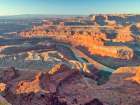 USA-Utah Dead Horse Point State Park-sunrise view of the canyon below Art Print